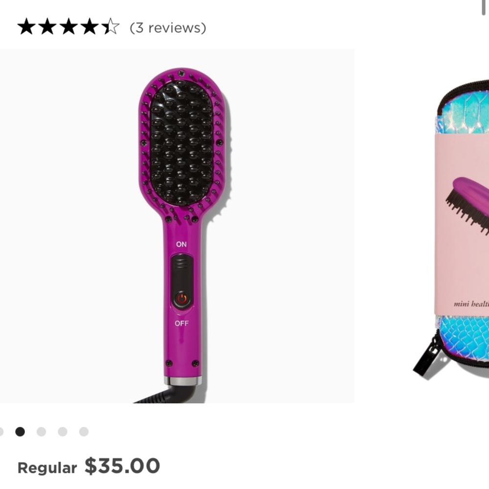 Brand new straightening brush